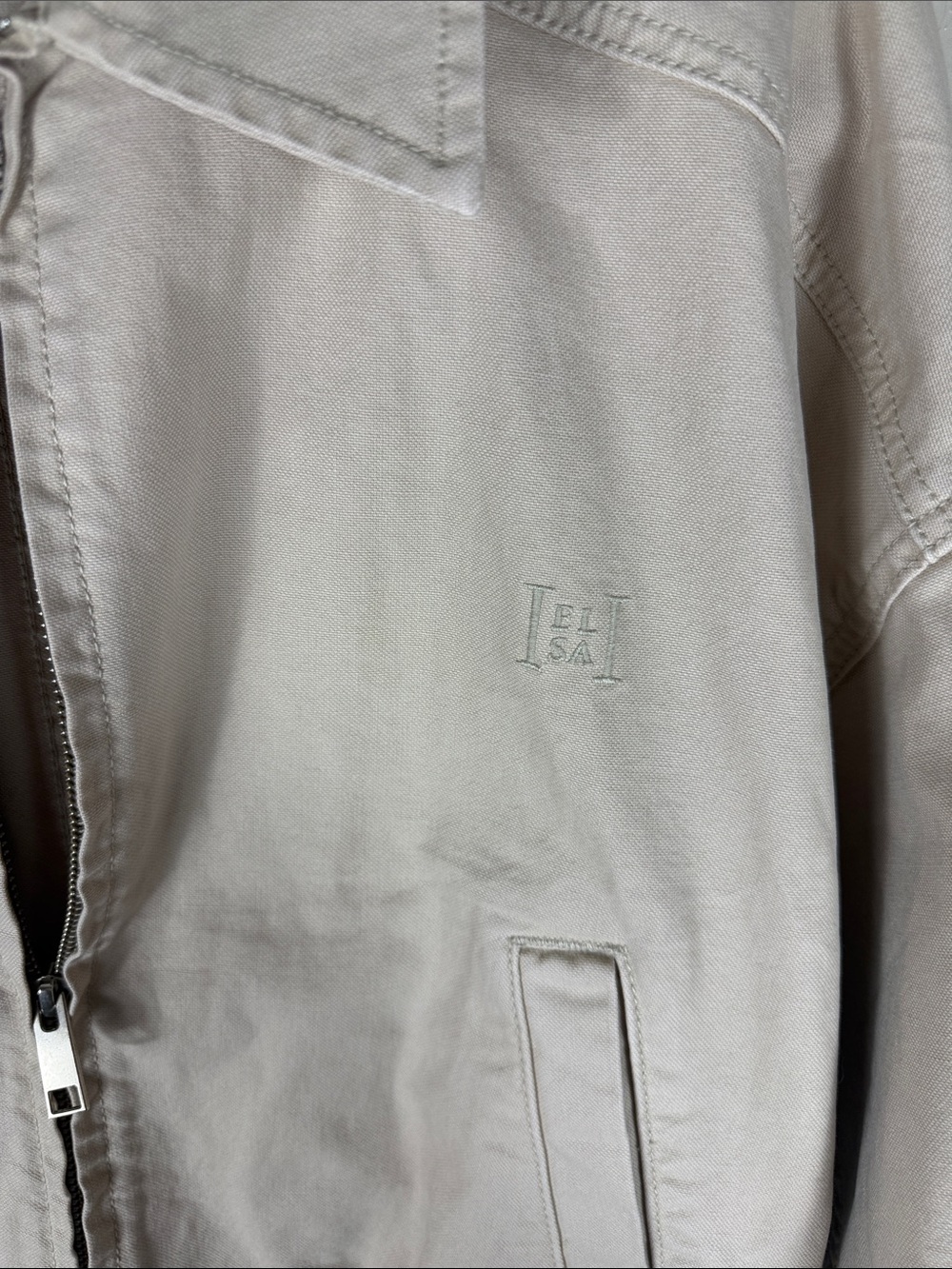 Helsa Workwear Bomber Jacket Taupe - Picture 6 of 7